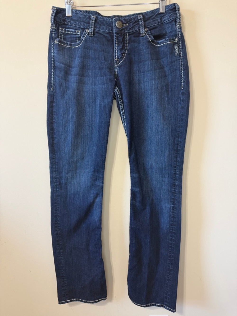 Silver Jeans Co. Berkley Medium Wash Straight Jeans Size W31/L32